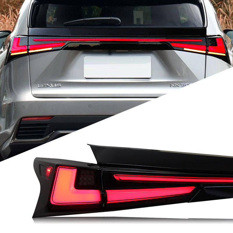 适用于雷克萨斯14-22款NX尾灯总成改装LED贯穿式行车灯流水转向灯