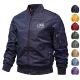 飞行夹克定制工作服外套印LOGO秋冬季 团队棒球服企业高端工作棉服
