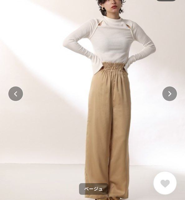 Limue。12000日元客供料阔腿裤