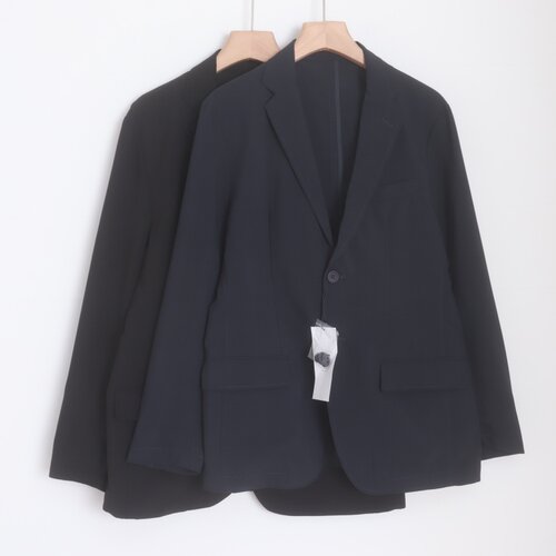 A09004日单秋新款客供1.74W两粒扣微宽松显瘦女纯色通勤西装外套