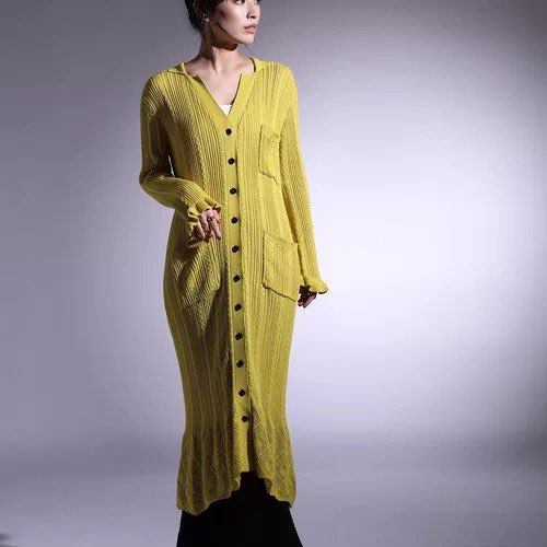 216，li mue 12000日元 黄色针织喇叭袖连衣裙 均码,女装/女士精品,连衣裙,淘宝优惠券,粉丝福利购,淘宝优惠卷