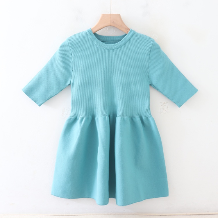 C12059日单贵牌新款圆领套头有弹性修身显瘦女气质短袖针织毛衣