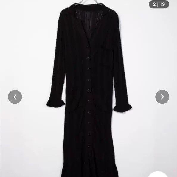 194，12000日元 li mue 黑色毛衣裙