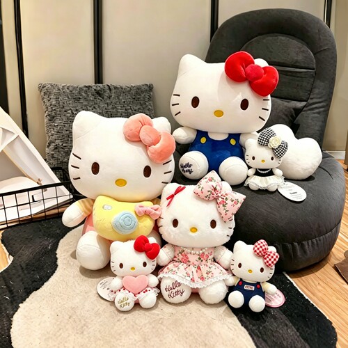 三丽鸥正版HelloKitty毛绒公仔