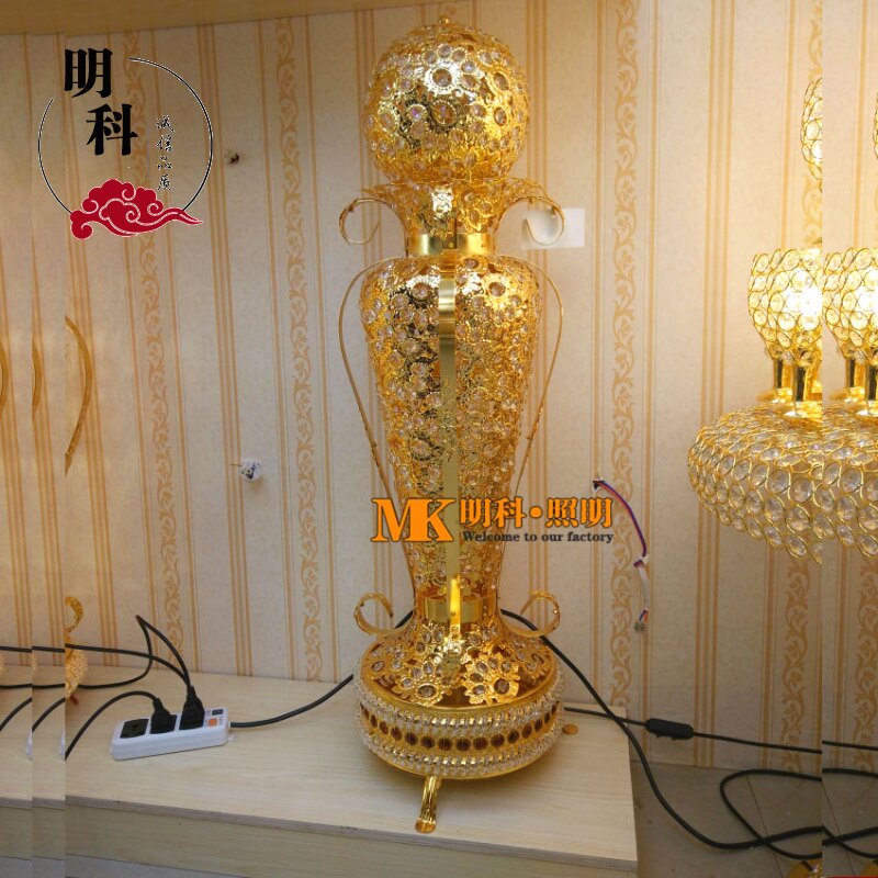 门厅别墅摆件花瓶水晶灯