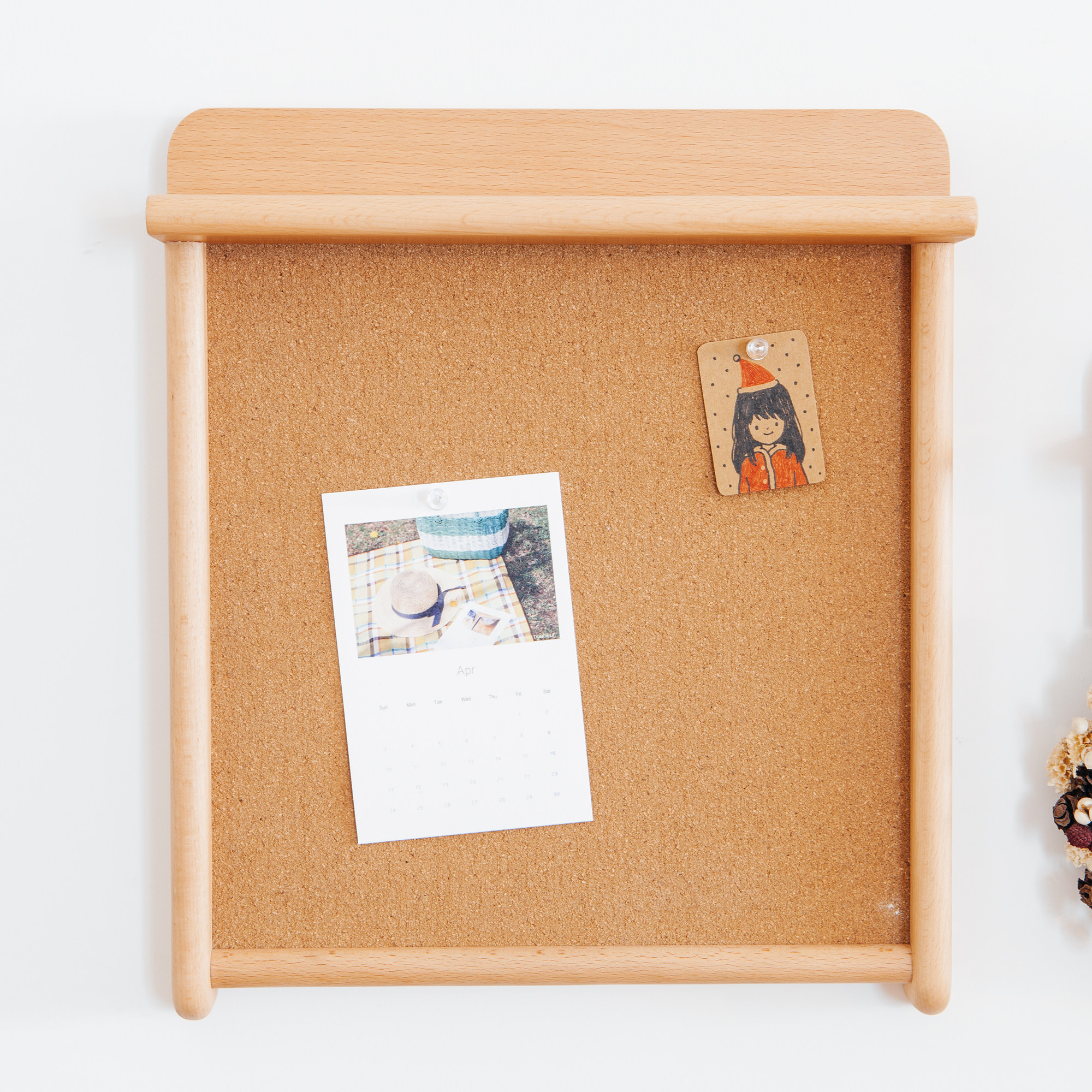 nest小岛|我出门啦 记事板|原创设计森系北欧日式实木玄关软板