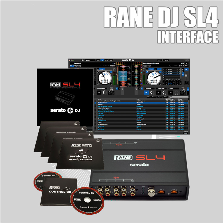 Rane/莱恩 SL-4 Scratch Live SL4 DJ打碟声卡SERATO DJ PRO 行货 影音电器 打碟机 原图主图