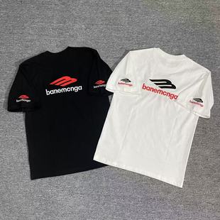 男纯棉重磅高品质情侣宽松纯棉学生体恤 潮牌刺绣字母短袖 夏季 新款