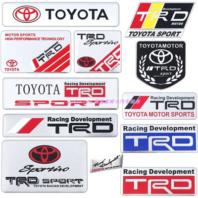 丰田卡罗拉凯美瑞车标贴