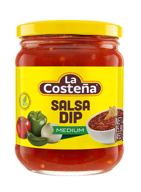 墨西哥乐口泰休闲沾酱中辣沙沙酱LaCostena Salsa Dip Medium453g