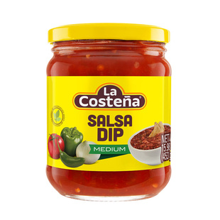 墨西哥乐口泰休闲沾酱中辣沙沙酱LaCostena Salsa Dip Medium453g