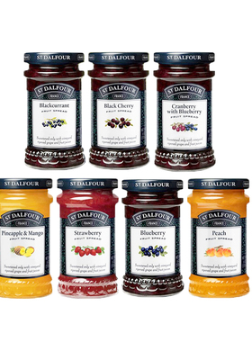 法国圣桃园草莓蔓越梅蓝莓果酱 St. Dalfour Strawberry Jam 170g