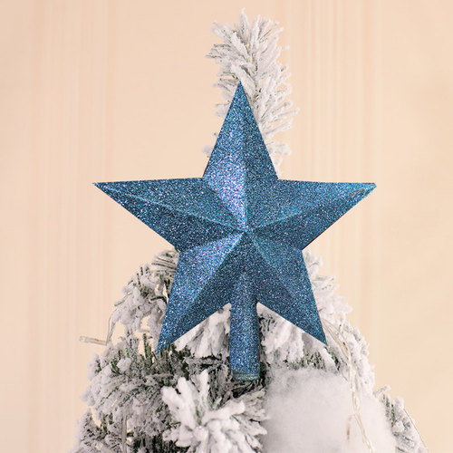 圣诞树配件树顶星五角星