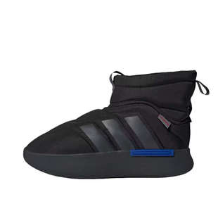 Adidas阿迪达斯高帮雪地靴男女通用套脚保暖棉鞋耐磨防滑