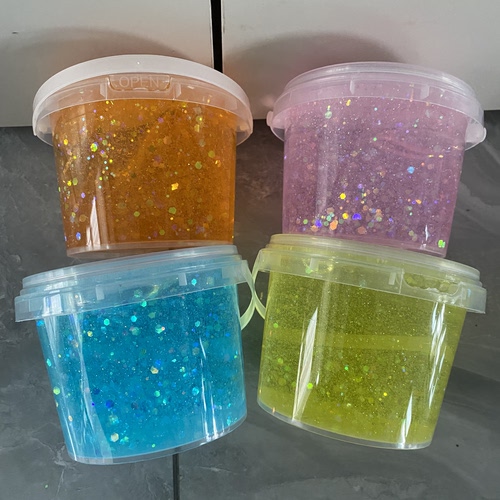 手提桶起泡胶解压泥彩泥