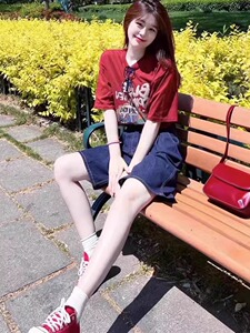 欧洲站夏装2023新款小个子穿搭整套显瘦休闲宽松上衣短裤两件套装