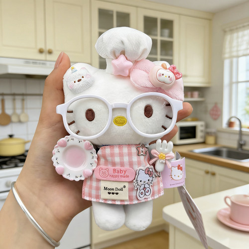 [正版hellokitty]尚绒坊包包挂件玩偶送女生包挂饰可爱哈喽kt礼物