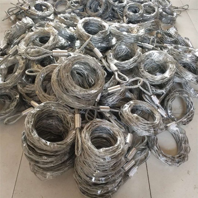 导线拉线钢丝网换线钢丝绳网套牵引网套换线电线ra网套中间套