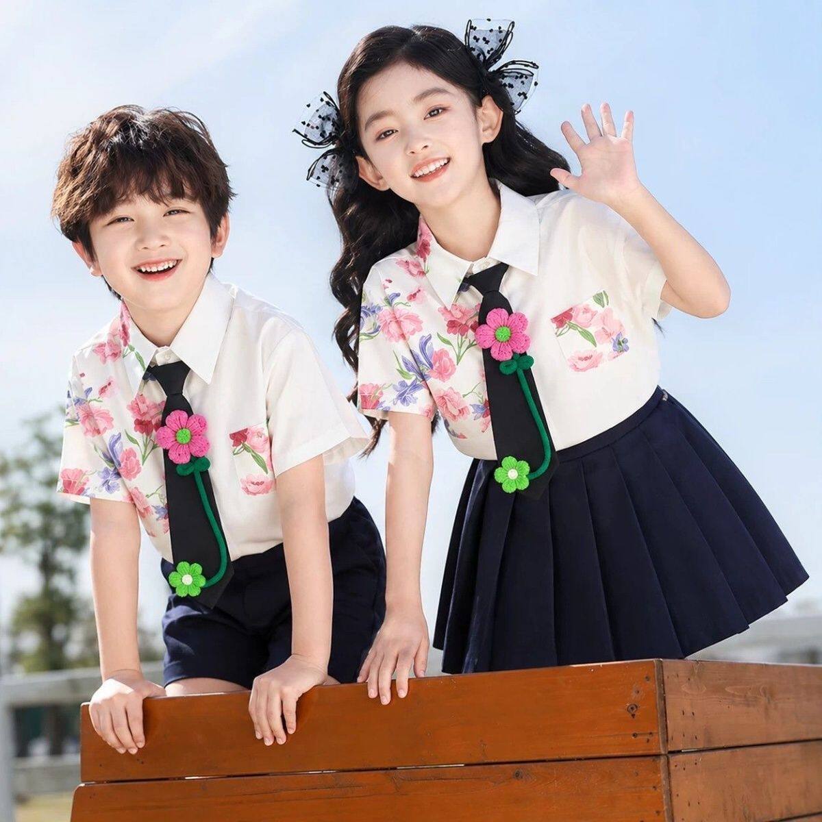 六一儿童演出服幼儿园毕业班毕业小学生运动会啦啦队合唱表演服装