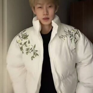 男童美式面包服oversize宽松冬季新款高级感小众立领棉服情侣外套