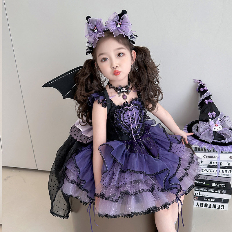 连衣裙女孩夏装儿童吊带库洛米裙子裙生日新款公主女童洛丽塔2026