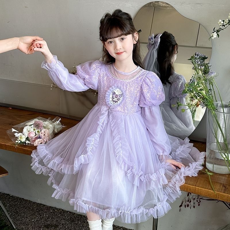 女童库洛米公主裙2026春装新款洛丽塔洋气美乐蒂连衣裙生日礼服裙
