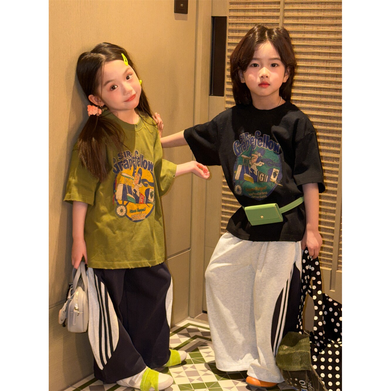 童T恤2026夏季新款韩版儿童卡通印花短袖男女童宽松百搭圆领上衣