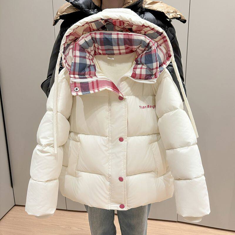 女童冬季免洗棉服2026潮流洋气冬季新款连帽棉衣棉袄加厚保暖外套