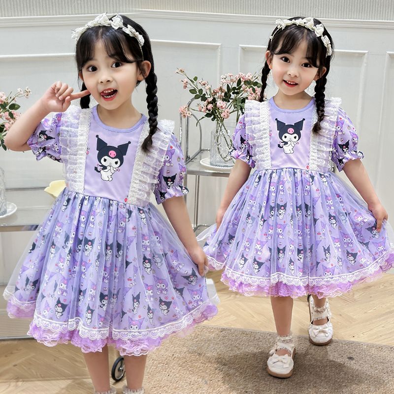 宝宝公主裙新款夏季洋气小童一周岁生日礼服洛丽塔女童连衣裙