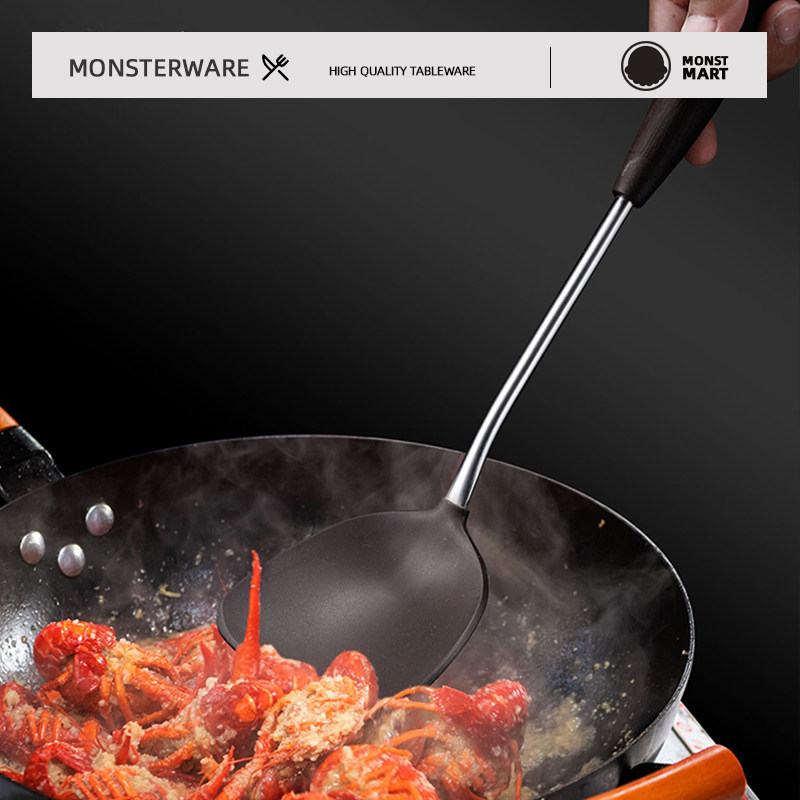 加厚304不锈钢锅铲炒菜铁铲子家用厨房防烫炒菜炒勺漏勺厨具套装,厨房/烹饪用具,锅铲,淘宝优惠券,粉丝福利购,淘宝优惠卷