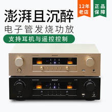 出口丹麦发烧hifi胆机蓝牙U盘无损解码遥控功放大功率2.0家用音响