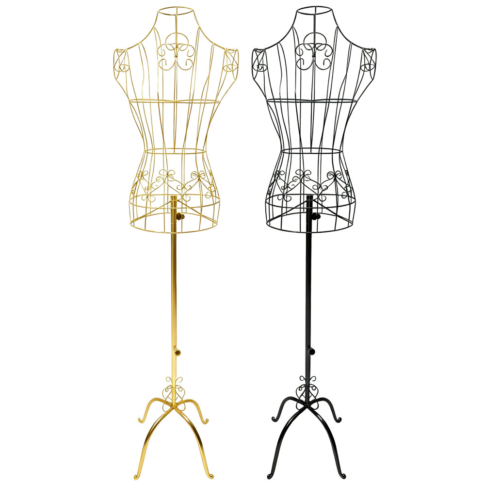 全身铁艺模特架半身展示架挂衣女装服装架婚纱衣架橱窗道具人台