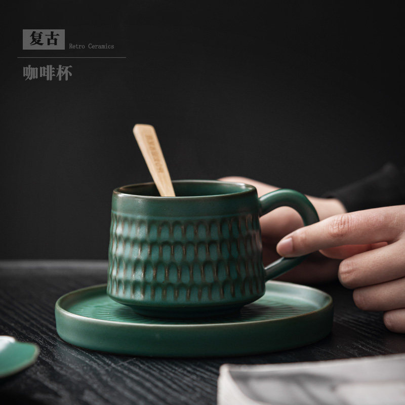 日式陶瓷咖啡杯套装马克杯粗陶复古牛奶杯简约水杯情侣杯家用茶杯|msdalam kategori pinggan mangkuk, kopi, cawan kopi - dari Buy2taobao.com untuk memberikan perkhidmatan ejen Taobao profesional membeli