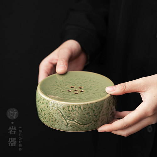 陶瓷壶承干泡小茶台茶壶底座壶托