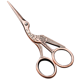 中式复古茶艺剪家用鹤形小剪刀茶叶包装泡袋剪茶艺茶道配件剪纸刀