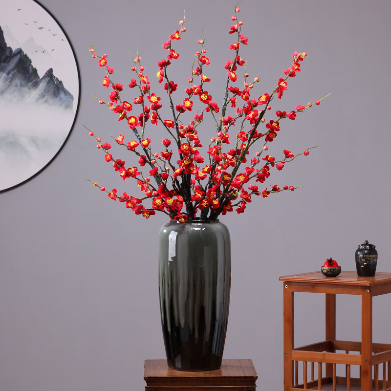 永悦绢花室内梅花多色仿真花仿枯