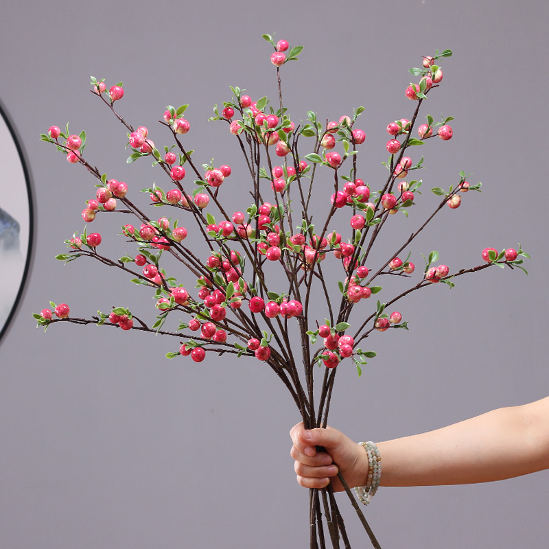 永悦发财果小苹果高仿真假花多色