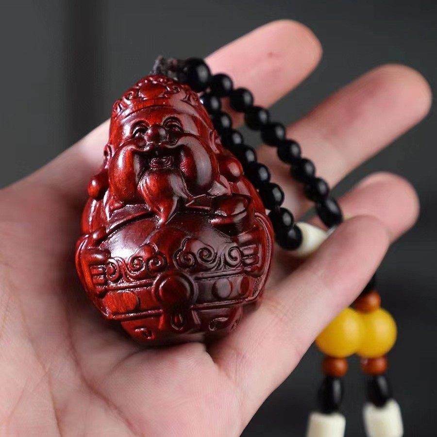 小叶紫檀财神爷雕刻钥匙扣挂件手工艺品创意礼品木质文玩工艺品,饰品/流行首饰/时尚饰品新,紫檀,淘宝优惠券,粉丝福利购,淘宝优惠卷