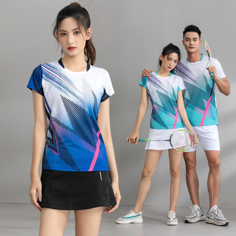 羽毛球服2024新款男女运动服套装速干透气乒乓网球服比赛队服定制