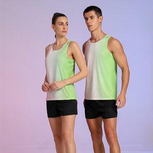 夏款田径服套装体育生训练服体考背心比赛服运动服马拉松跑步速干