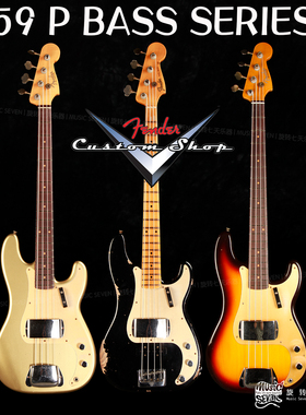 Fender Customshop Ltd 59 Precision P Bass 做旧款 电贝司