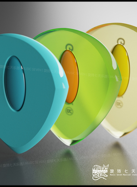 GEARXXX NGAP 次时代进阶型 非对称边缘 电吉他拨片