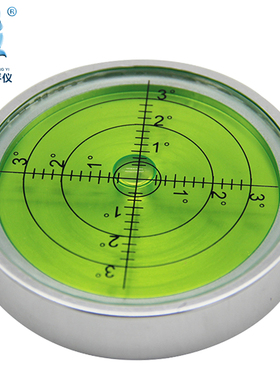 金属万向水平仪7415高精度水准器圆水平尺水平气泡水平泡水准泡