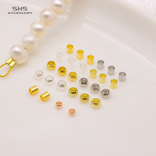 包金保色定位珠定位管收尾扣手工