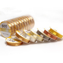 14K包金保色铜丝线圈绕线手工diy手链项链定型线串珠饰品材料配件