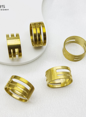 铜质挂圈戒指圈不锈钢开圈戒指单圈开合器工具圈diy手工饰品配件