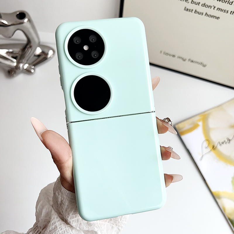 华为p50pocket新款液态硅胶软壳