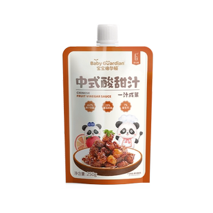 宝宝格尔顿酸甜汁糖醋里脊排骨鸡翅0添加防腐剂儿童调味搭配辅食