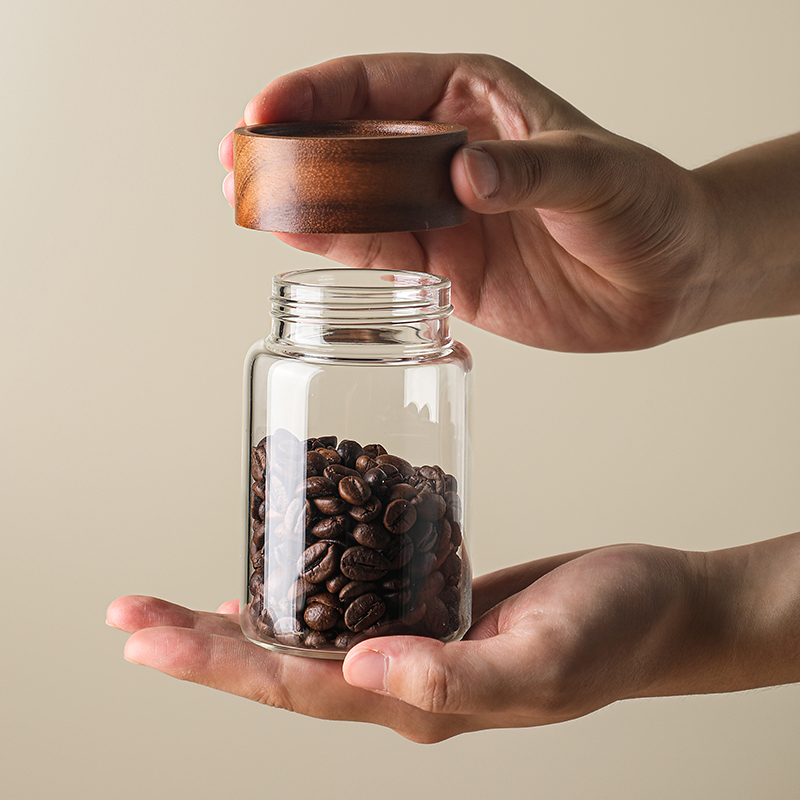 食品级便携储存罐子玻璃咖啡豆