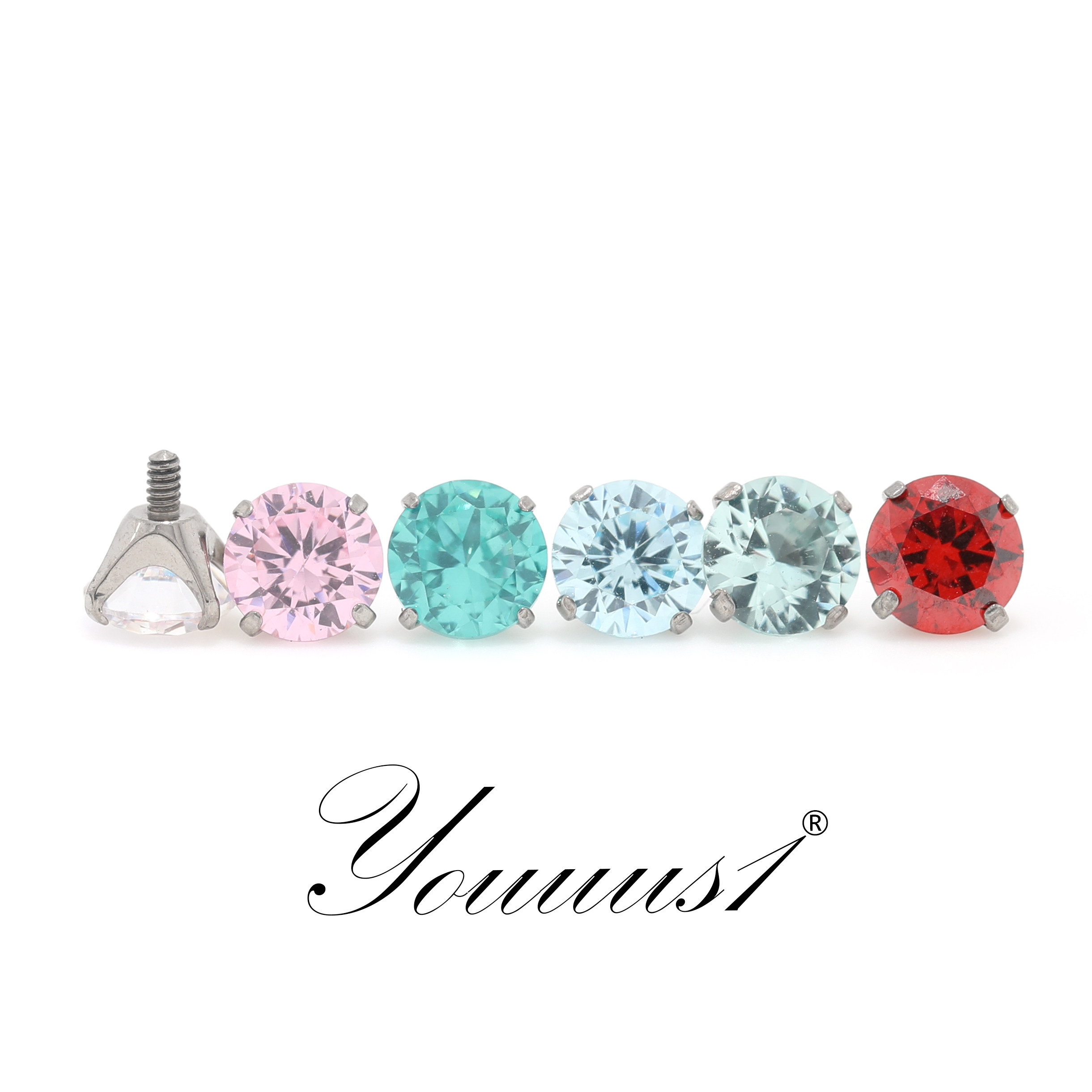 4mm超闪小钻耳钉系列上新